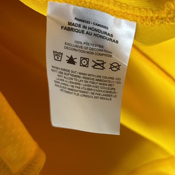 Nike LeBron James Yellow Los Angeles Lakers SwingMan Players Jersey-Icon Edition - Picture 8 of 9